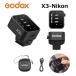  regular agency goods Godox X3-N Nikon touch screen TTL wireless flash trigger 2.4GHz wireless Nikon camera for 