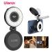 Ulanzi фары со светящимися кольцами LM-19 собственный .. свет MagSafe соответствует фотосъемка для свет LED свет 3 цвет режим цвет регулировка температуры 2500~8500K 210 раз вращение возможность высокая яркость 24 шт LED установка заряжающийся 