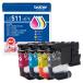 �u���U�[�H�� �u���U�[���� �C���N�J�[�g���b�W 4�F�p�b�N LC511-4PK(�u���b�N/�V�A��/�}�[���^/�C�G���[) LC511-4PK