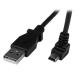 StarTech.com 2m USB 2.0 �P�[�u�� �^�C�vA (�I�X) - �~�jB/ L�^������ (�I�X) �u���b�N USBAMB2MD