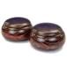  wooden go-stone container chestnut ( flat shape ) extra-large 