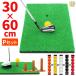  Golf коврик Golf тренировка коврик элемент .. swing Driver железный короткая клюшка тренировочный инструмент салон наружный искусственный газон SBR 30×60cm Golf чай мяч для гольфа P комплект 