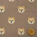  точка . мишка рисунок | мокка (oks ткань )