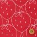  клубника рисунок / красный (.... ткань )
