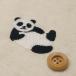  Panda рисунок / неотбеленная ткань (.... ткань )