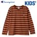  Champion окантовка длинный рукав футболка long T длинный рукав Basic Junior Kids CK-C401-860
