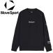  Descente DESCENTE MOVESPORT Move спорт круглый вырез спортивная фуфайка SV6SSW02U-BK00 мужской женский 