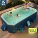 2024 новая модель бассейн воздушный насос не необходимо для бытового использования винил бассейн домашний бассейн часть детский складной рама бассейн водные развлечения Kids большой тепловая защита морская вода . мобильный удобный 