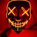 Halloween маска Halloween LED маска LED ужасы маска маска костюмированная игра маска свет выше маска маска танцы маска Halloween party маска костюмированная игра аксессуары 