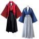  для мужчин и женщин samurai костюм лошадь езда hakama Япония танцы. серп кама кимоно .. костюмы kendo стрельба из лука иайдо . б/у одежда верх и низ в комплекте шарф имеется 