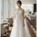 イヤリングプレゼント　ウエディングドレス  白 オフホワイト  ブライダル 二次会 結婚式 ウェディングドレス 演奏会 Aライン we8869