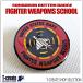  милитари значок верх gun FIGHTER WEAPONS SCHOOL 32mm U.S.NAVY