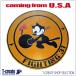  натуральная кожа patch милитари нашивка VF-31 Tom Cat's ta-z America армия U.S.NAVY