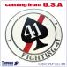  натуральная кожа patch милитари нашивка VF-41 черный e Ise z America армия U.S.NAVY