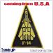  милитари нашивка F-14 Tomcat треугольник America армия patch U.S.NAVY