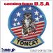  милитари нашивка F-14 Tomcat эмблема America армия patch U.S.NAVY
