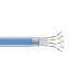 Black Box CAT6 250-MHz Shielded, Stranded Bulk Cable (SSTP, PIMF), Blue, 10