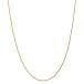 Solid 14k Yellow Gold 1.2mm Parisian Wheat Chain Necklace - with Secure Lob