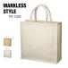  сумка MARKLESS STYLE без маркировки стиль jute квадратное большая сумка (M) TR-1005 для мужчин и женщин натуральный эко-сумка вспомогательный сумка мой сумка бежевый белый 