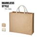 сумка MARKLESS STYLE без маркировки стиль jute квадратное большая сумка (L) TR-1006 для мужчин и женщин натуральный эко-сумка вспомогательный сумка мой сумка бежевый белый 