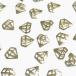 (10 шт. комплект ) бриллиант декоративные элементы Gold ювелирные изделия драгоценнный камень carat приклеивание половина цельный resin . входить ногти ручная работа 