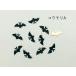 (10 шт. комплект ) летучая мышь. metal детали A.. черный чёрный Halloween ногти bat resin ручная работа 