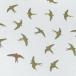 (10 шт. комплект )tsubame. metal детали B. птица bird тонкий приклеивание Gold ногти resin ручная работа 