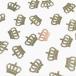 (10 шт. комплект )... metal детали I Gold Crown ногти resin ручная работа приклеивание тонкий декоративный элемент ручная работа 