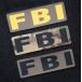  американский оригинал FBI ID Placard нашивка американский страна . общий . поставка товара бренд 