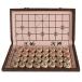 Luoyer 15 дюймовый China шахматы комплект PU кожа складной панель имеется Xiangqi портативный China шахматы игра комплект стратегия Xiang Qi