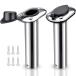 2PCS 15 Degree Flush Mount Rod Holder inc UV PVC Liner