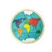 7 Continents & 5 Oceans of The Earth Wooden Jigsaw Puzzle for Kids | 21 Puz