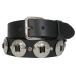 Hot Leathers BLA1124 heavy кожа Conti . ремень, черный, 44