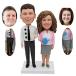 Custom Couple Bobbleheads, Personalized Fully Doll Clay Customizable 2 Pers