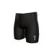 (Medium) - Sparx Men`s Performance Tri Shorts 4 Pockets Black Compression T