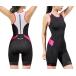  lady's triathlon suit One-piece no sleeve Try suit pad entering speed . abrasion ming running swim cycling 