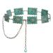 phnydreg Metal Turquoises Belts Western Concho Belts for Women Cowgirl Wais