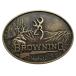 Buckmark Belt Buckle Deer Country Hunting Fishing