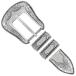 Cowboy Craft Replacement Buckle Set Western Antique Engraved Rope Edge Belt