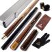CUESOUL 3 / 4 Jointedsn- хаки .-57 дюймовый рукоделие with Mini Butt End повышение .Packed in aluminium ni