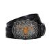  мужской we Stan kau Boy ремень - длинный звуковой сигнал bru образец пряжка ремень цветочный принт печать пряжка ремень, черный, Fit Waist 27-32
