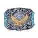 HLYMPONY Belt Buckle Men Western Cowboy Vintage Rodeo Turquoise Eagle Belt