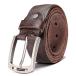KEECOW Men's 100% Italian Cow Leather Belt Men With Anti-Scratch Buckle,Pac