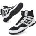 Wrestling Shoes Boxing Shoes for Men Pro Wrestling Boots High Top Fitness W