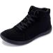 WHITIN Men's Wide Toe Box Canvas Minimalist Barefoot Shoes Width Zero Drop