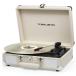 Vinyl Record Player Vintage Portable Suitcase Turntables with Built-in Upgr