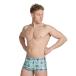 ARENA Men's Standard Reversible Swim Shorts Drag Suit, Navy/Turquoise Multi