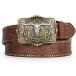 TRIWORKS мужской Western кожаный ремень, темно-коричневый, Fit Size 34"-37"