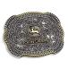 Montana Silversmiths официальный лицензия John Deere Attitude Western ремень пряжка US размер : One S