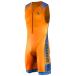 Synergy Triathlon Tri Suit - Men's Elite Sleeveless Trisuit (Neon Tangerine